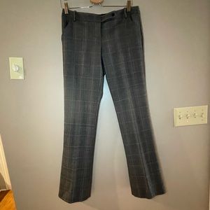 The Limited gray checkered dress pant flare/bootcut size 4